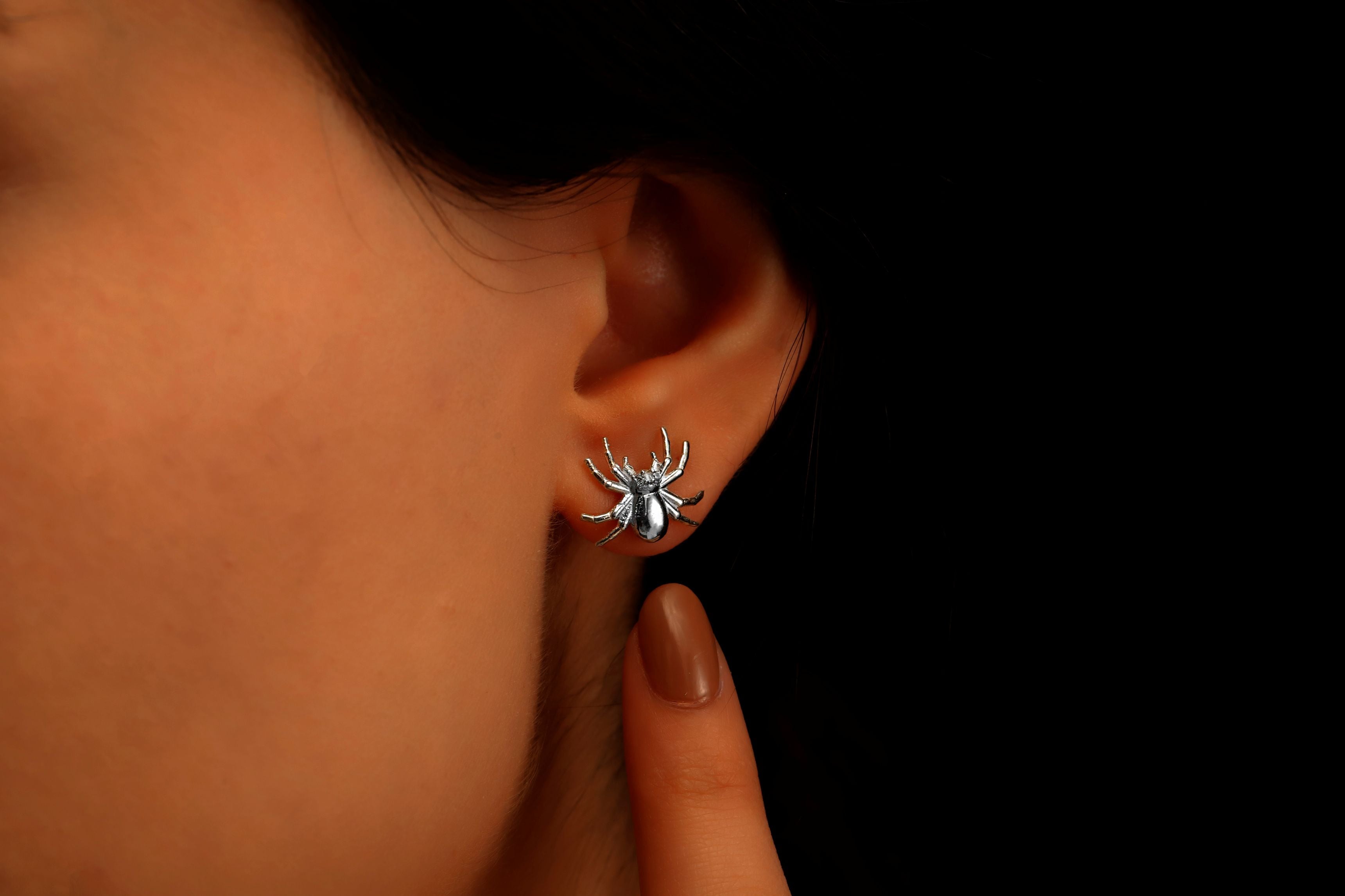 Spider Earrings – Gothic Statement Halloween Earrings for Women