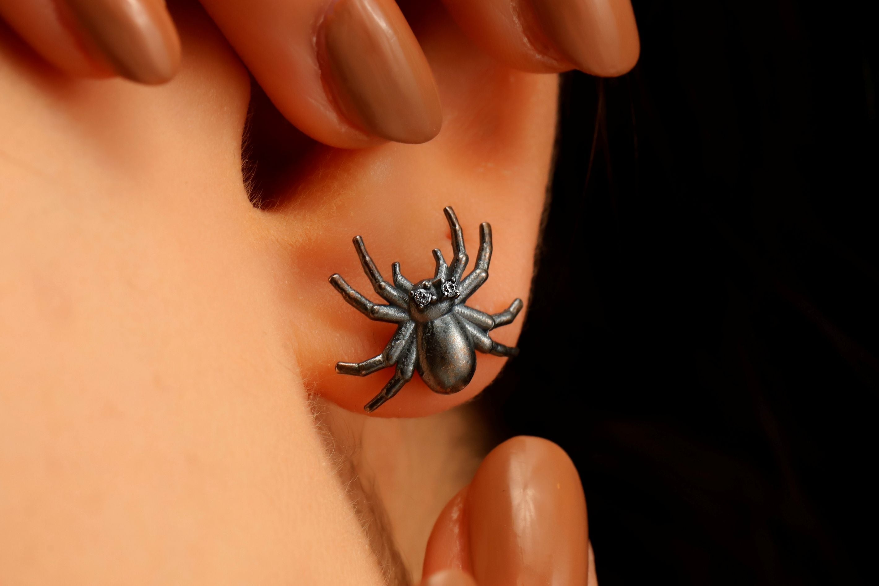 Spider Earrings – Gothic Statement Halloween Earrings for Women
