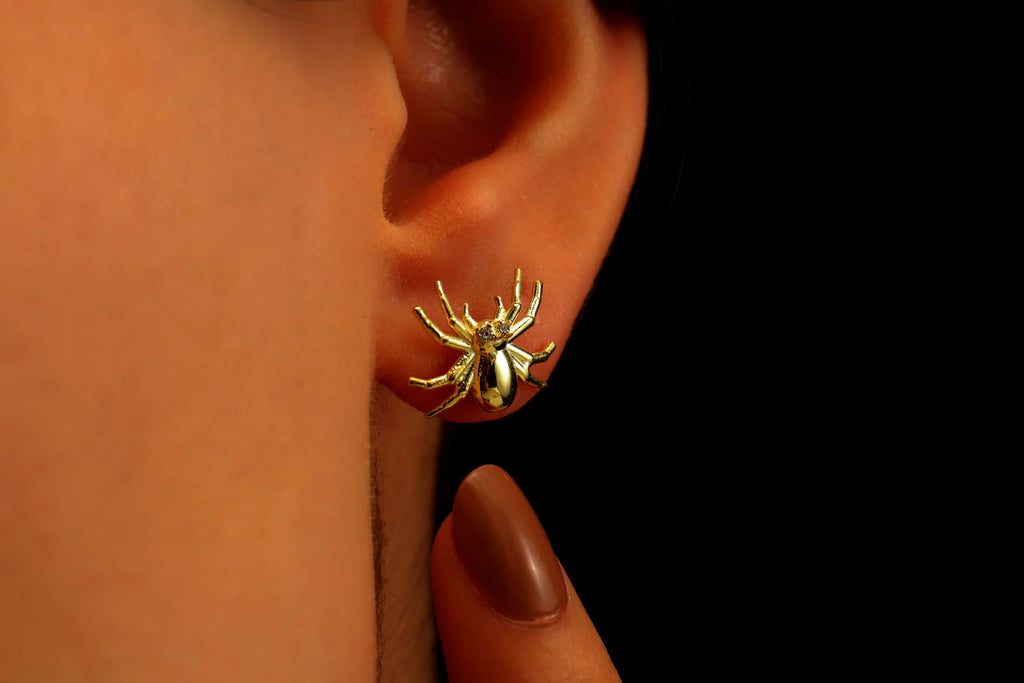 Spider Earrings – Gothic Statement Halloween Earrings for Women