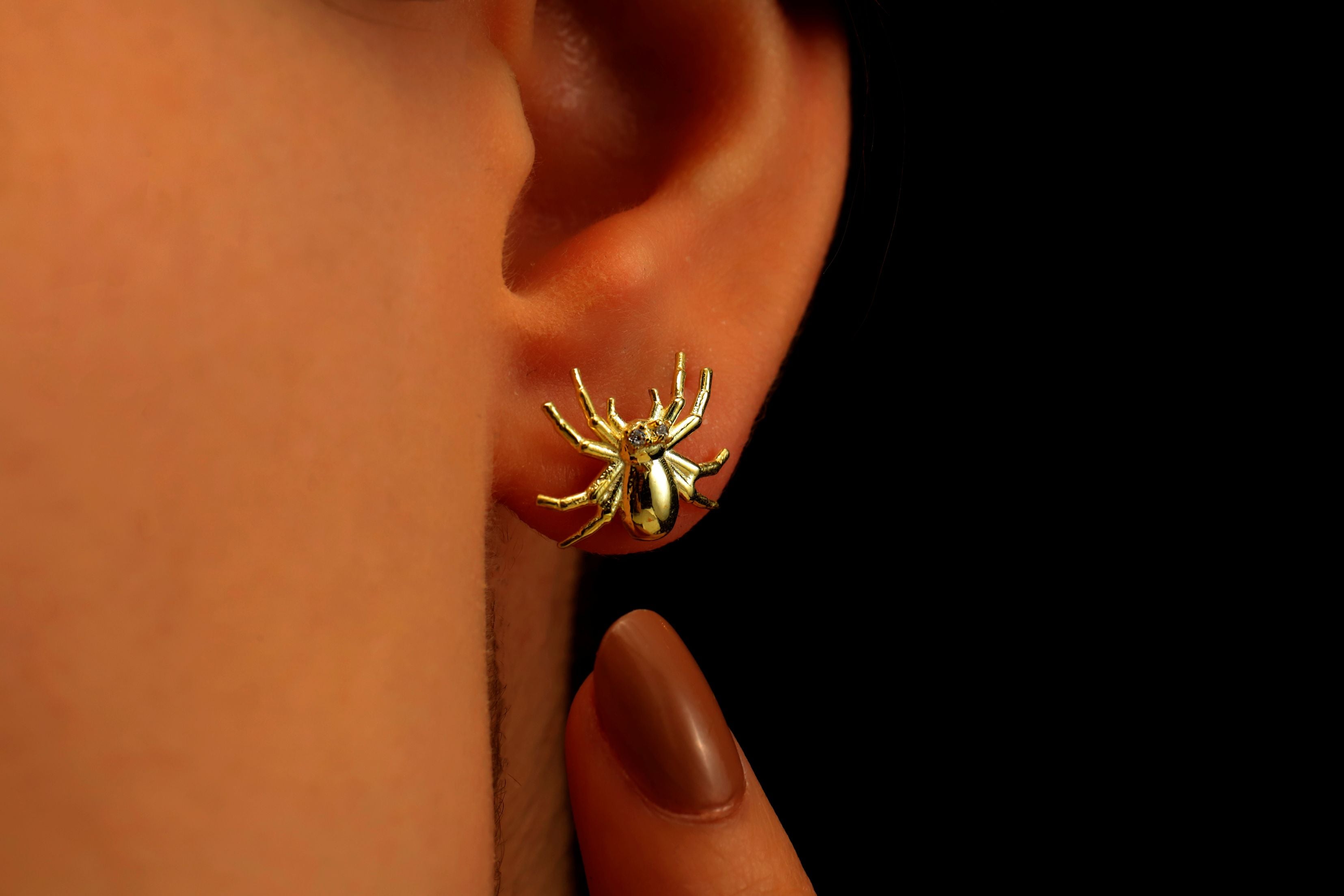 Spider Earrings – Gothic Statement Halloween Earrings for Women