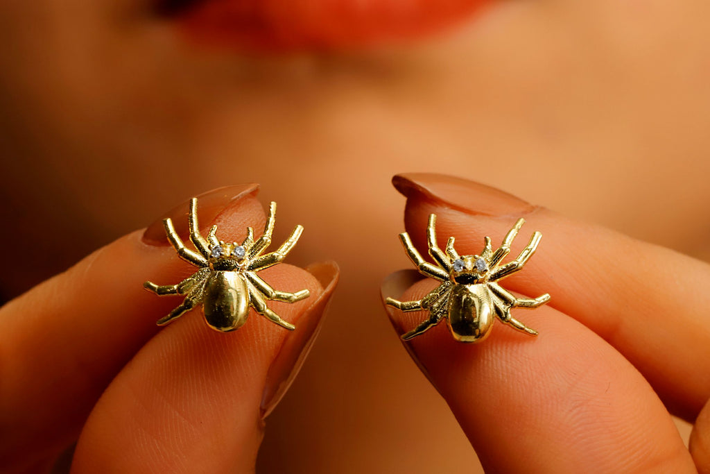 Spider Earrings – Gothic Statement Halloween Earrings for Women