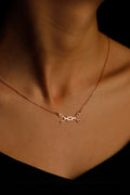 Lesbian Scissors Necklace – Minimalist Gold WLW Jewelry, Dainty Scissor Pendant
